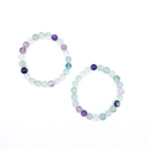 Fluorit 8 mm - náramek