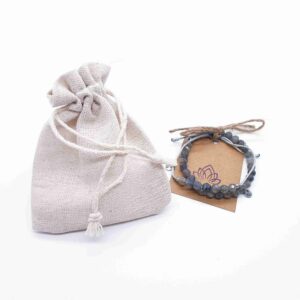 Lněný dárkový sáček