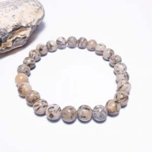 Jaspis zebra 8 mm - náramek