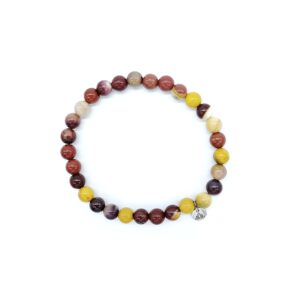 Jaspis mookait 6 mm - náramek