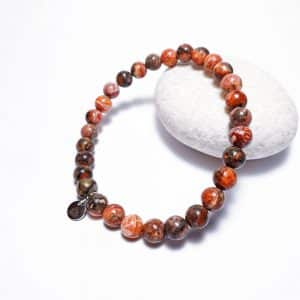 Leopardí jaspis 6 mm - náramek