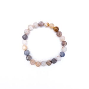 Bambusový achát 8 mm - náramek