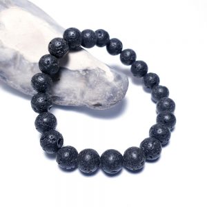 Lávový kámen 8 mm - náramek