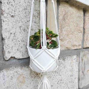 Macramé závěs na květiny FLOW