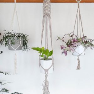 Macramé závěs na květiny BOHO