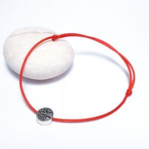 Kabbalah se stromem života (silver) - ochranný náramek