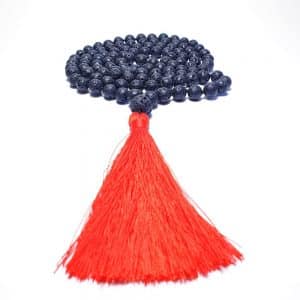 Lávový kámen 8 mm - Japa Mála náhrdelník