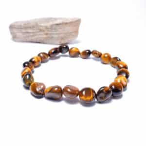 Tygří oko oblázky - náramek