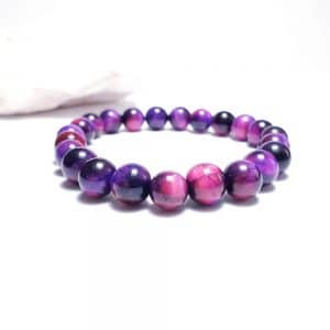 Tygří oko barvené - náramek