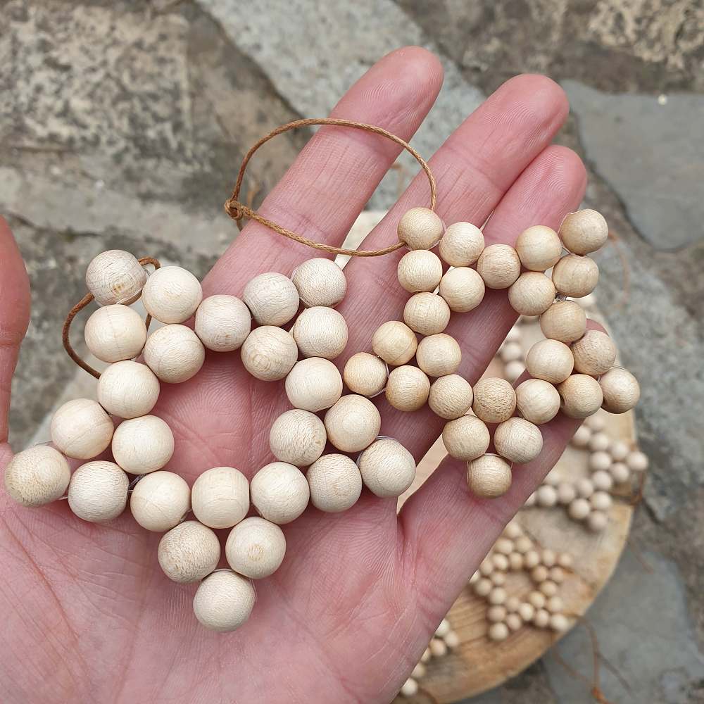 Dřevěná hvězda 6,8 cm - vánoční ozdoba - Obrázek 4