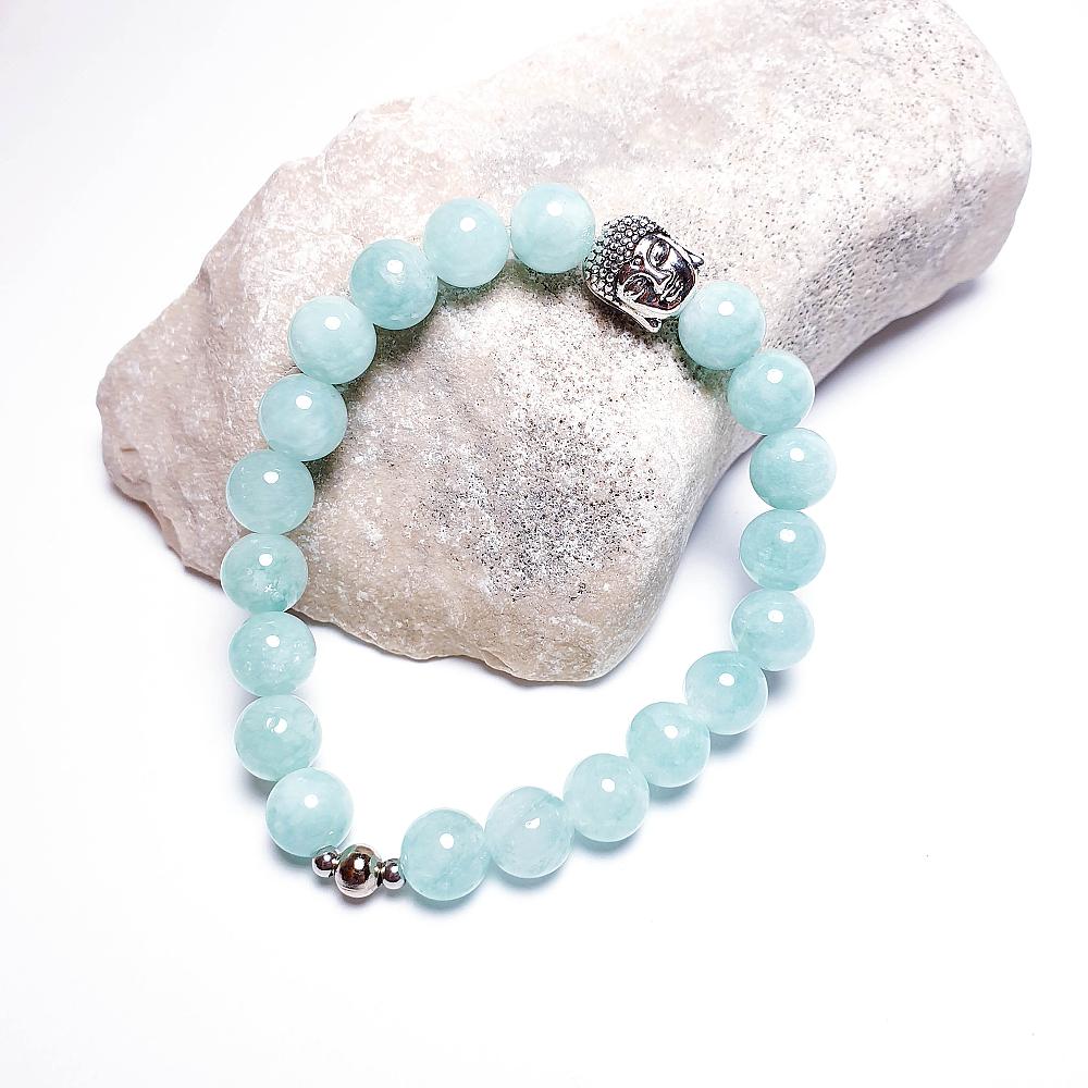 Amazonit - buddha náramek - Obrázek 3