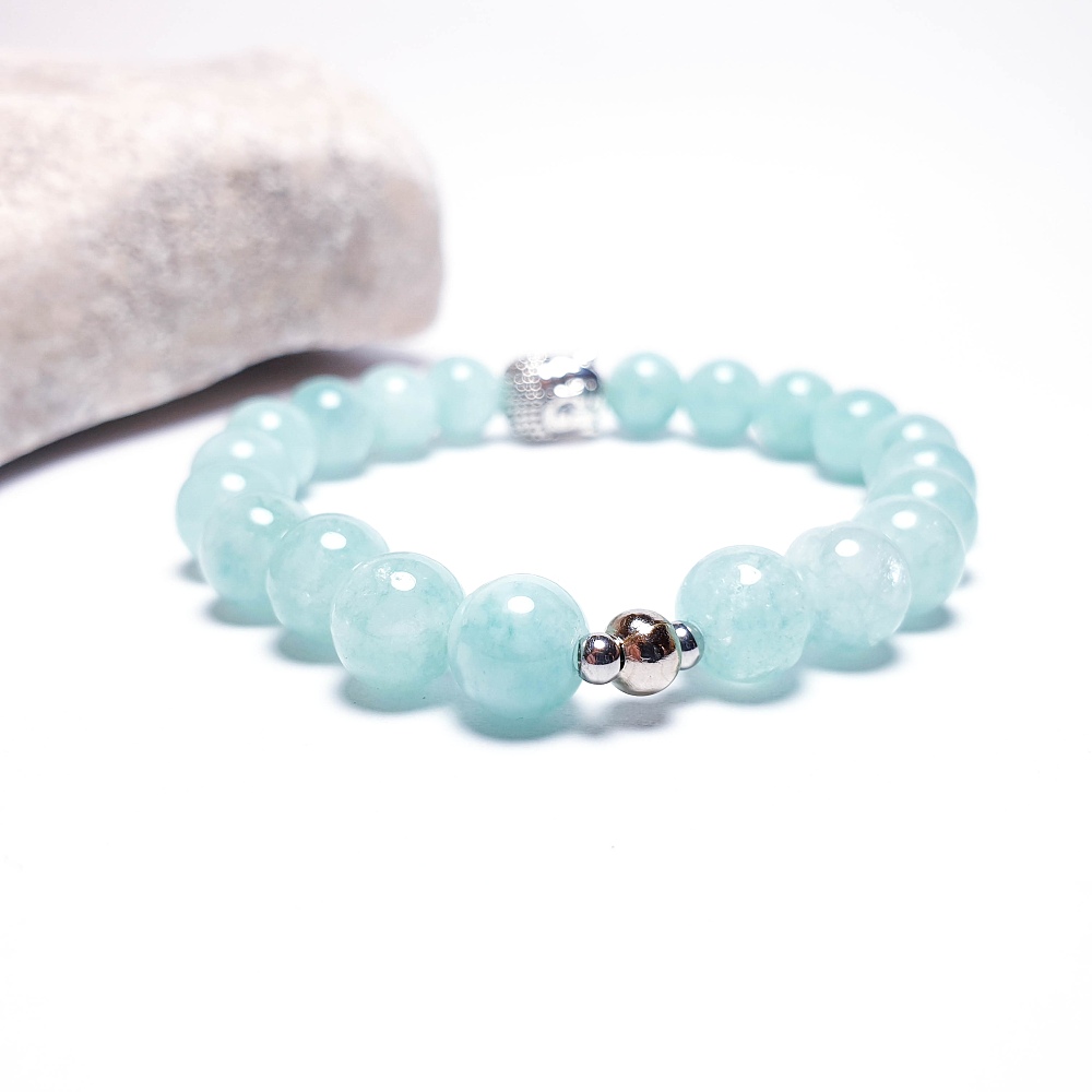 Amazonit - buddha náramek - Obrázek 4
