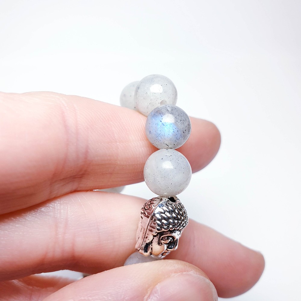 Labradorit - buddha náramek - Obrázek 2