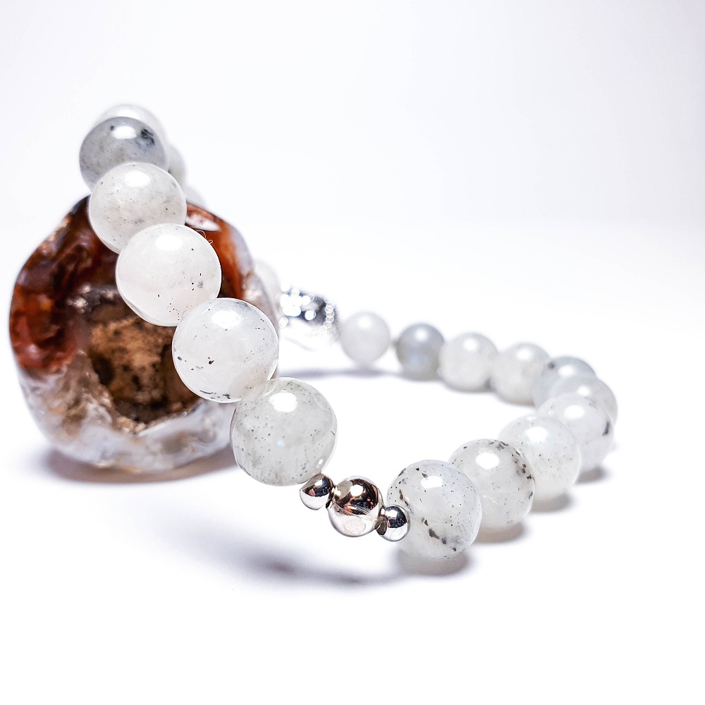 Labradorit - buddha náramek - Obrázek 4