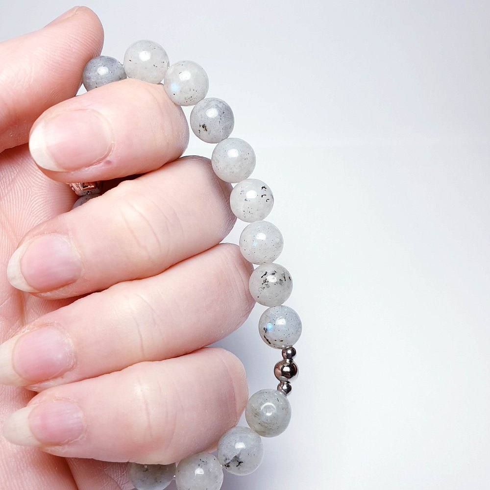 Labradorit - buddha náramek - Obrázek 5