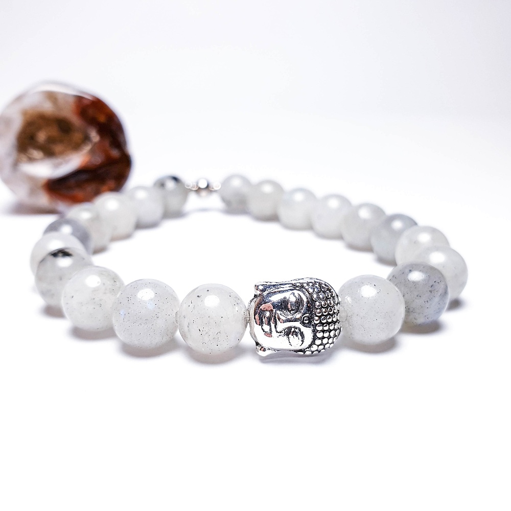 Labradorit - buddha náramek