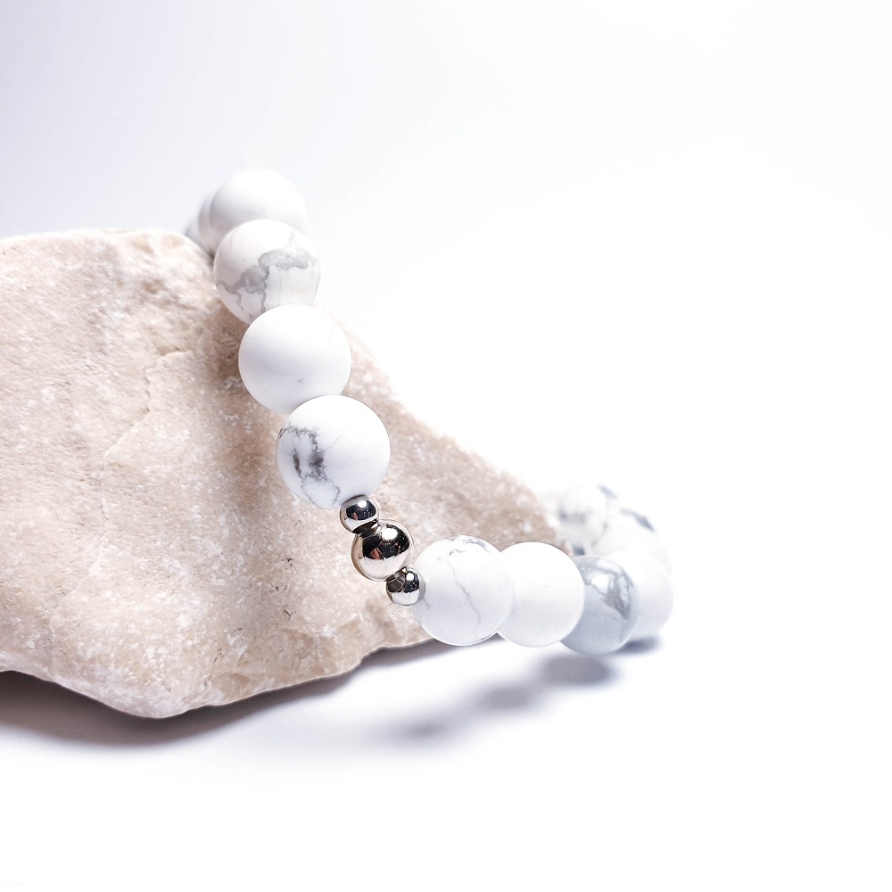 Magnezit - buddha náramek - Obrázek 3