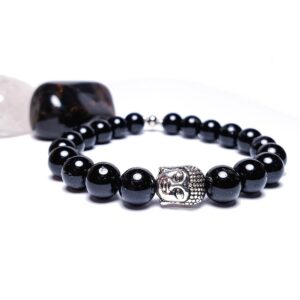 Turmalín - buddha náramek