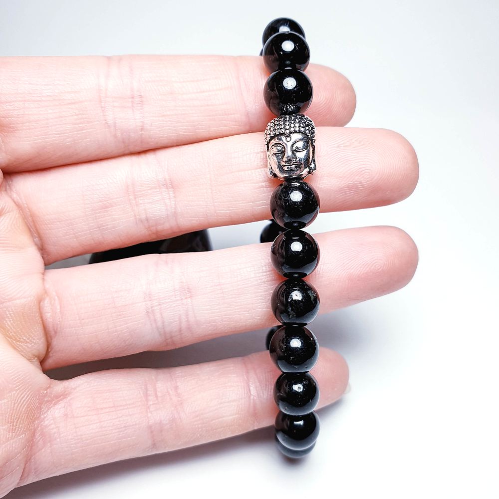 Turmalín - buddha náramek - Obrázek 2