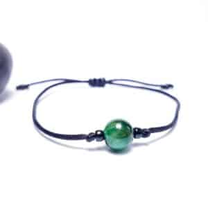 Tygří oko zelené (barvené)  - simple náramek