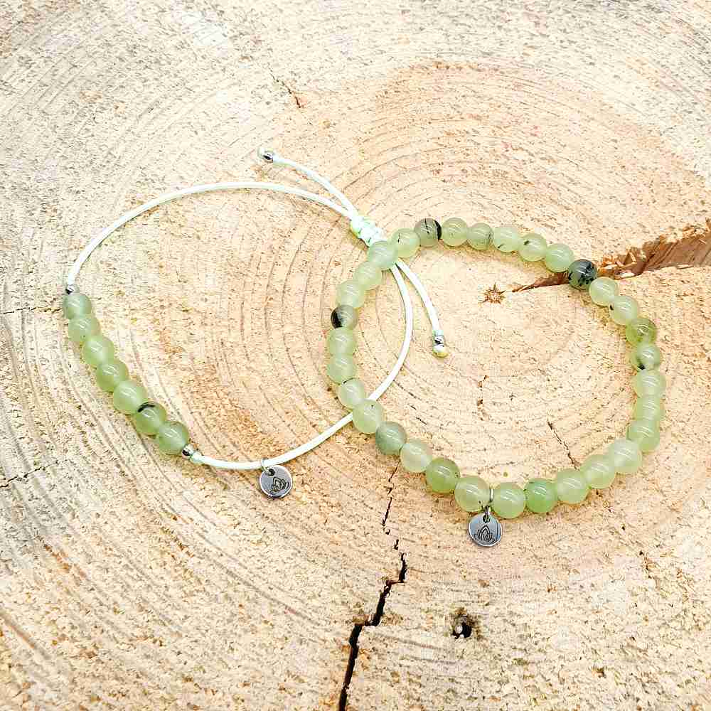 Prehnit 6 mm - sada náramků - Obrázek 4