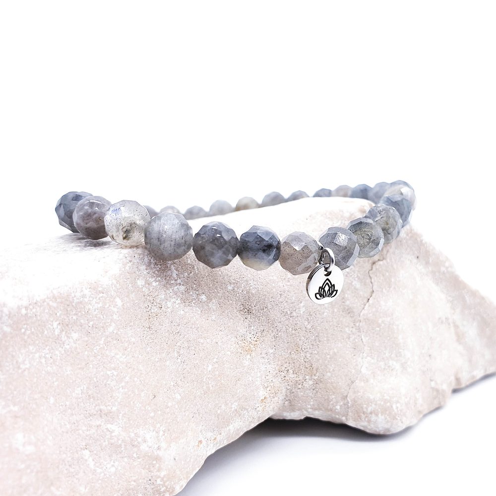 Labradorit fazetovaný 6 mm - sada náramků - Obrázek 3