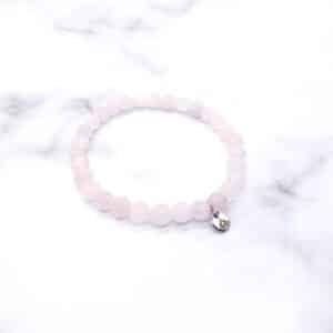 Růženín fazetovaný 6 mm - náramek