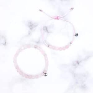 Růženín fazetovaný 6 mm - sada náramků