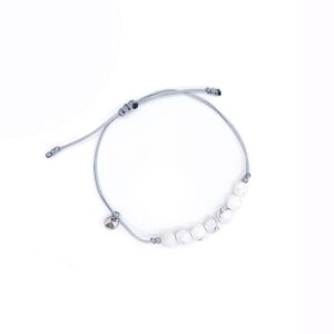 Magnezit fazetovaný 6 mm - silky náramek