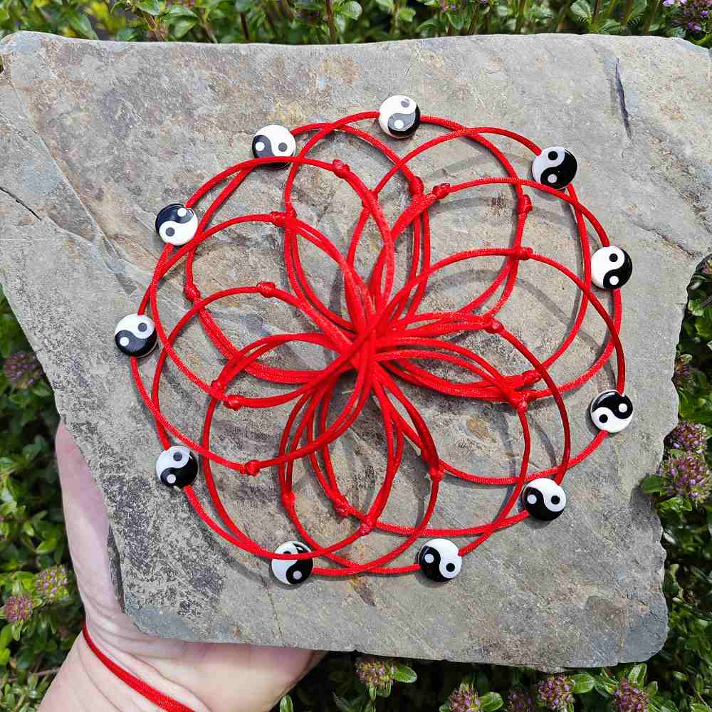 Kabbalah jin a jang - ochranný náramek - Obrázek 3