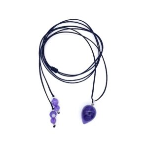 Kapka z ametystu - náhrdelník