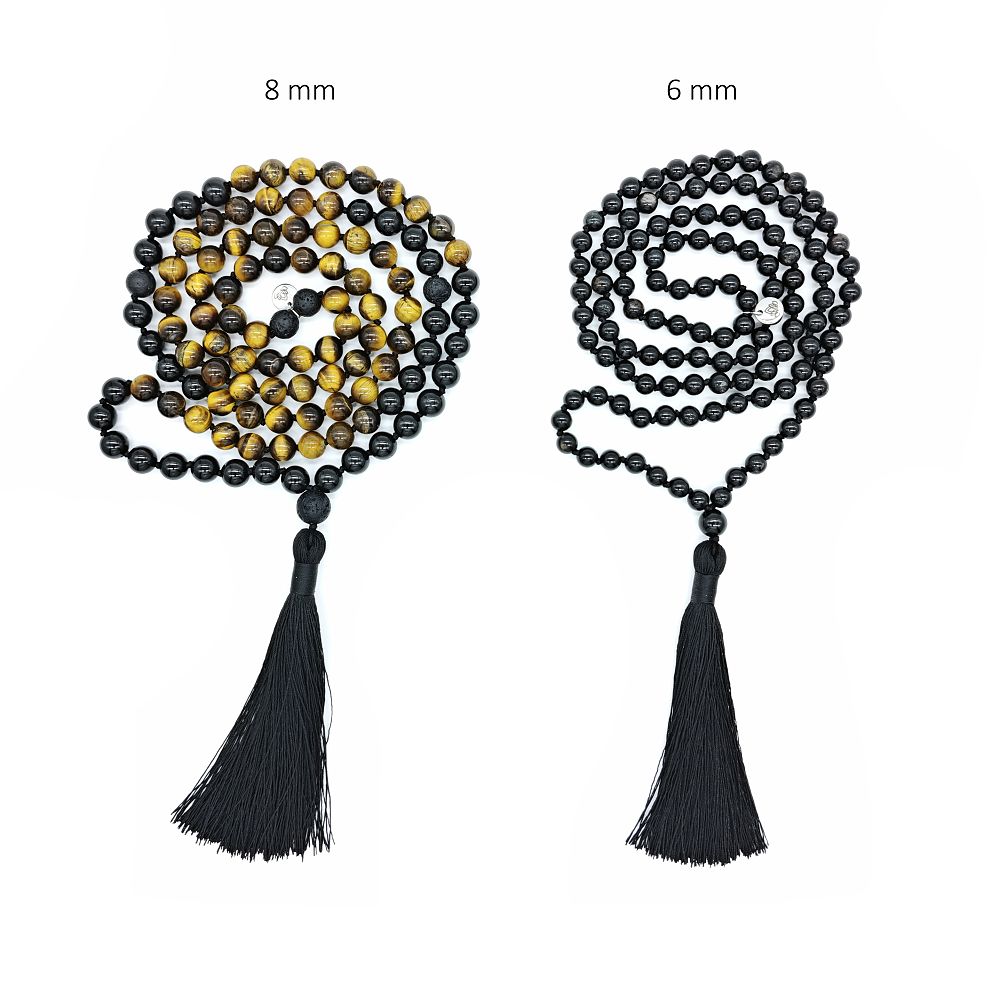 Turmalín 6 mm - Japa Mála náhrdelník - Obrázek 4