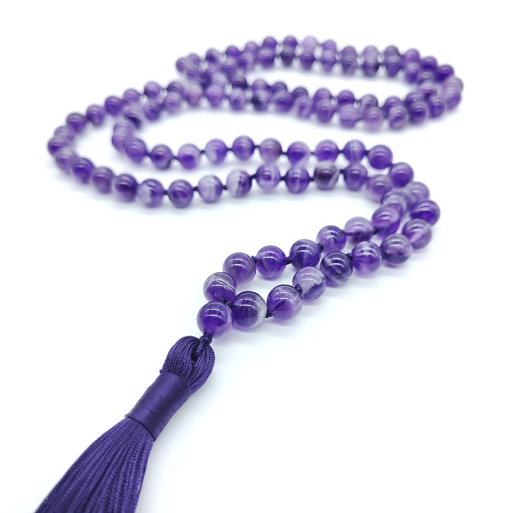 Ametyst 8 mm - Japa Mála náhrdelník - Obrázek 5