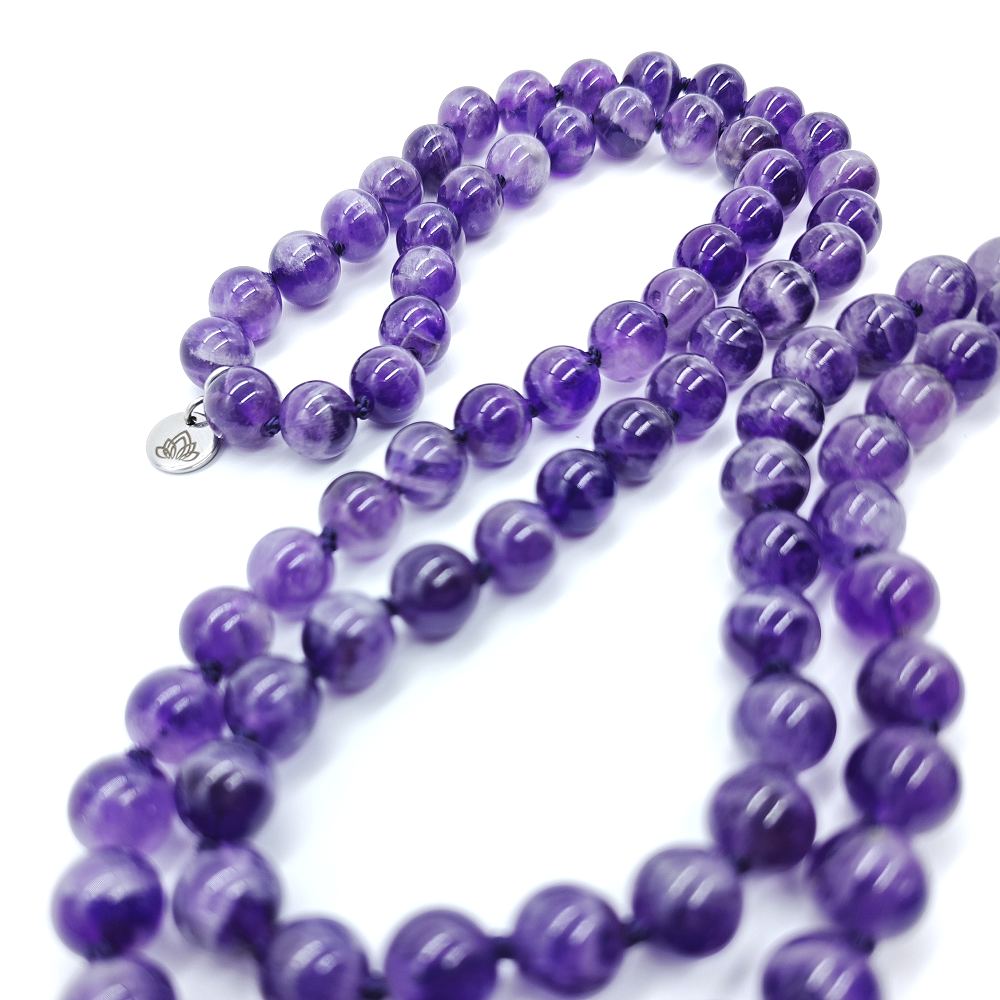Ametyst 8 mm - Japa Mála náhrdelník - Obrázek 3