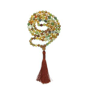 Paví achát 8 mm - Japa Mála náhrdelník