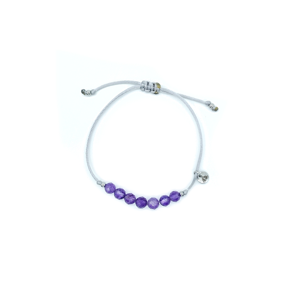 Ametyst fazetovaný 6 mm - sada náramků - Obrázek 2
