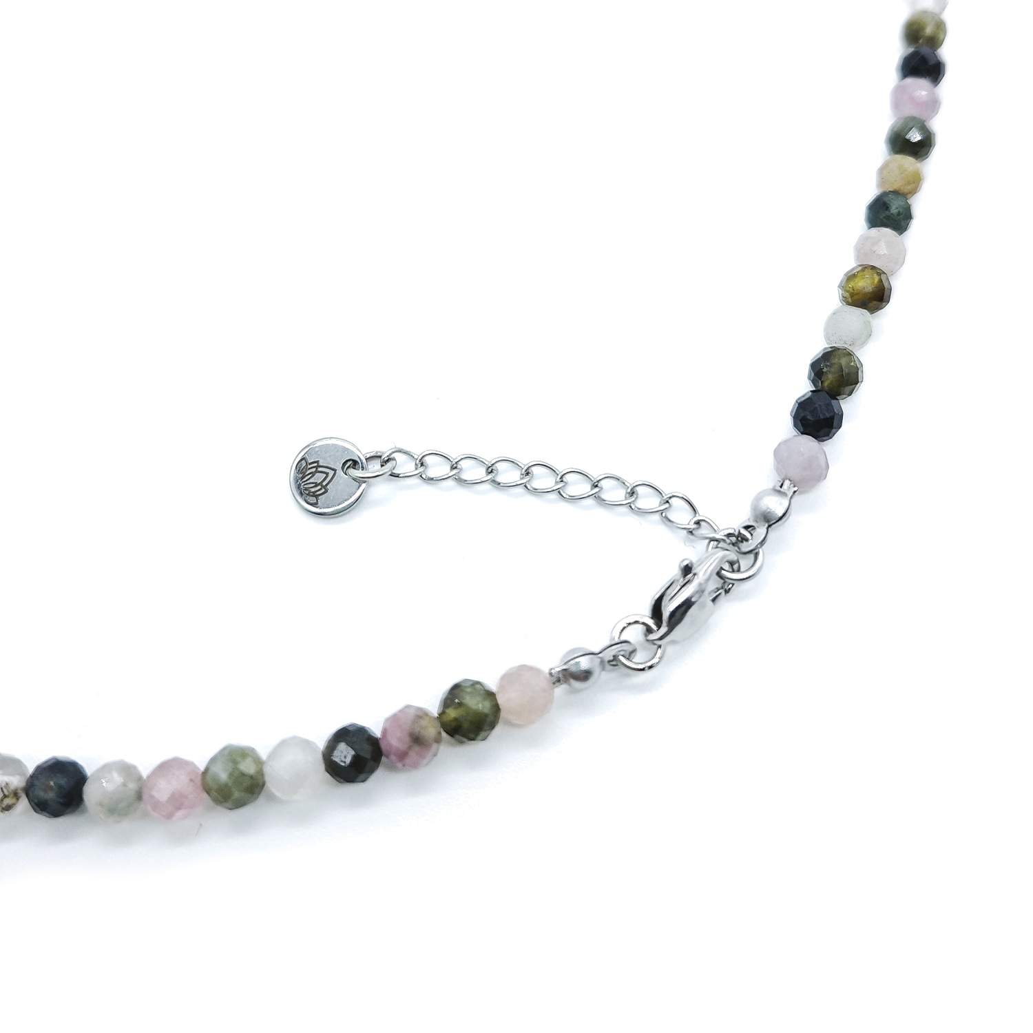 Turmalín 4 mm - choker náhrdelník - Obrázek 4